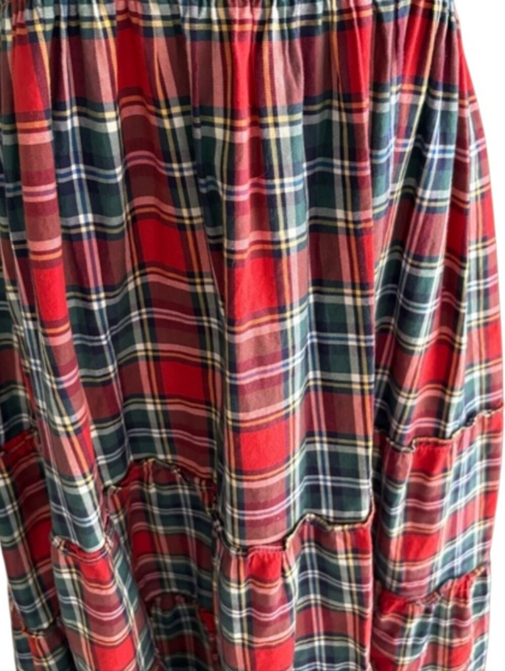 Hill House Home Ellie Nap dress size L tartan plaid - Picture 8 of 11